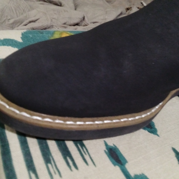 ⭐NWT BLACK VEGAN PULL ON WARM BOOTS WOMEN'S SHOES SIZE 9.5 MOTO BOOTIES - Picture 8 of 10